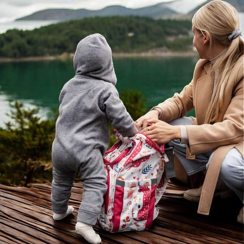 AVOVA Wickeltasche Pink
